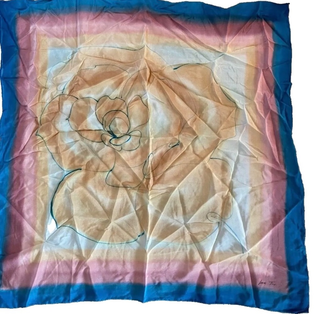Irene Tsu Silk Scarf